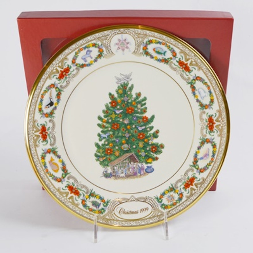 Lenox 1999 Mexico Christmas Trees Around The World Collector Plate