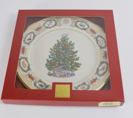 Lenox 1999 Mexico Christmas Trees Around The World Collector Plate