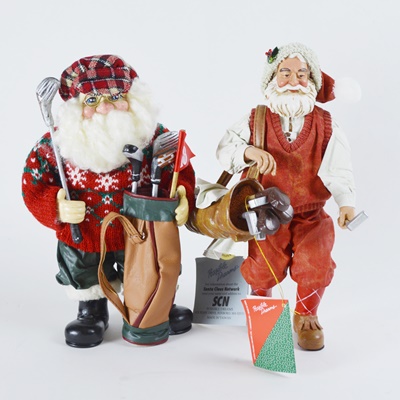 Christmas Golfing Santas