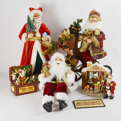 Santa Claus Holiday Decor Items