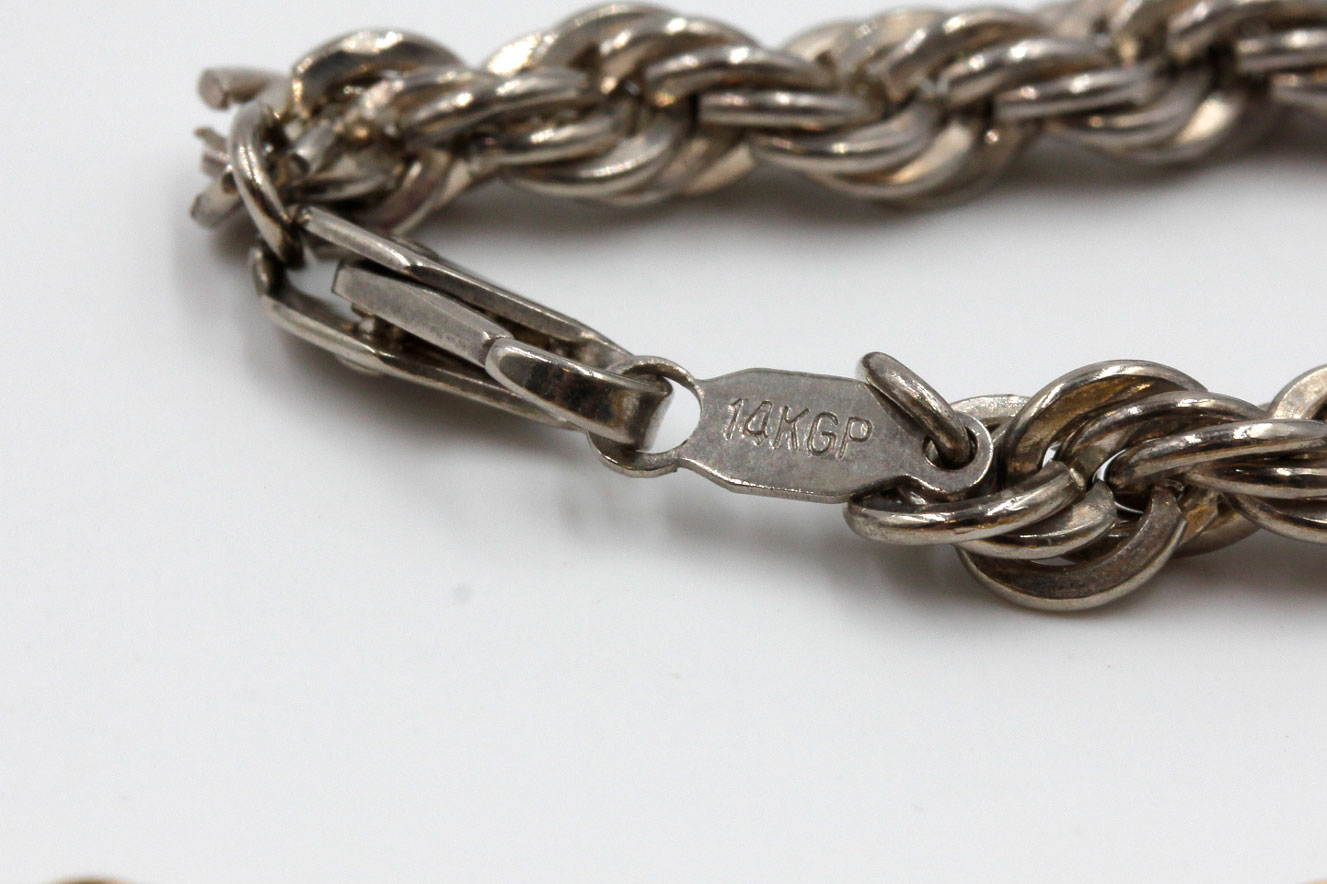 Gold Plated Chain Necklaces, Bracelets, and Pendants