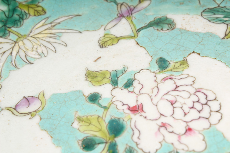 Asian Ceramic and Enamel Serving Pieces