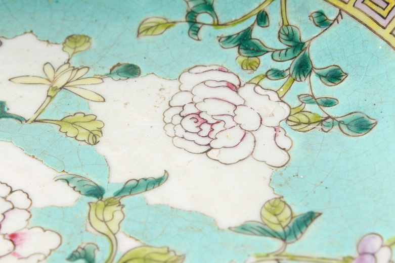 Asian Ceramic and Enamel Serving Pieces