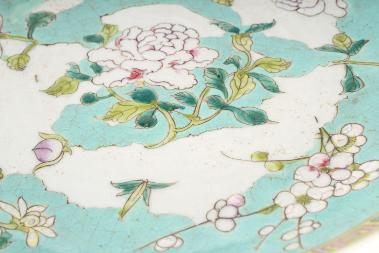 Asian Ceramic and Enamel Serving Pieces