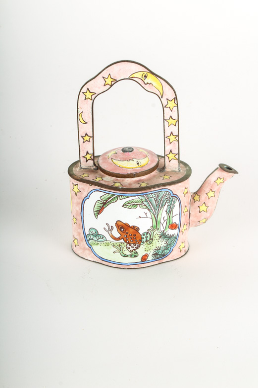 Asian Ceramic and Enamel Serving Pieces