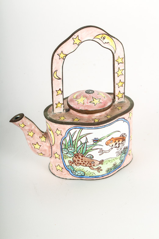 Asian Ceramic and Enamel Serving Pieces
