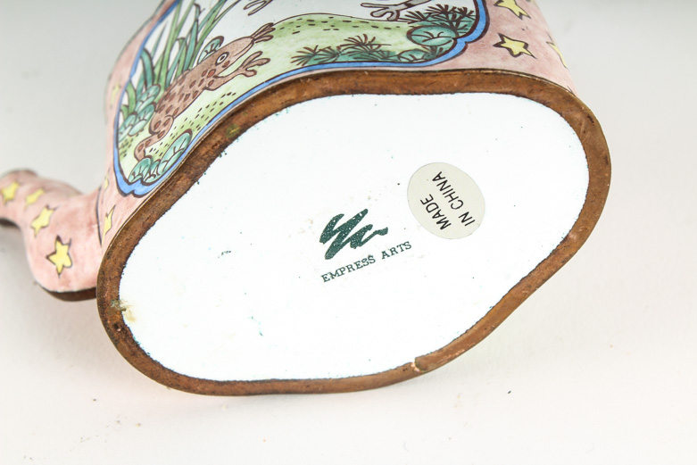 Asian Ceramic and Enamel Serving Pieces