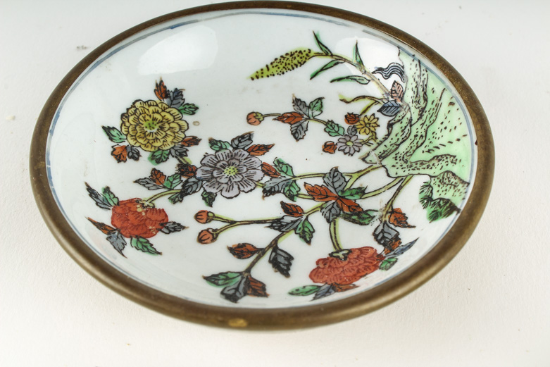 Asian Ceramic and Enamel Serving Pieces