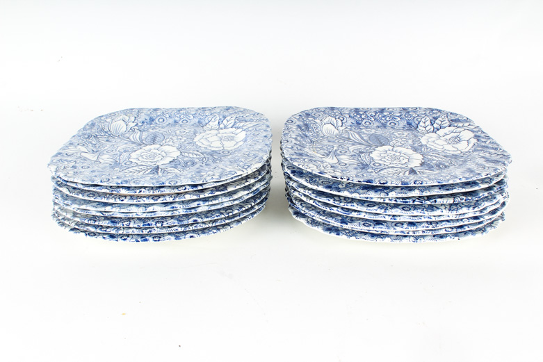 Set of Tiffany & Co. "Liberty Blue" Salad Plates