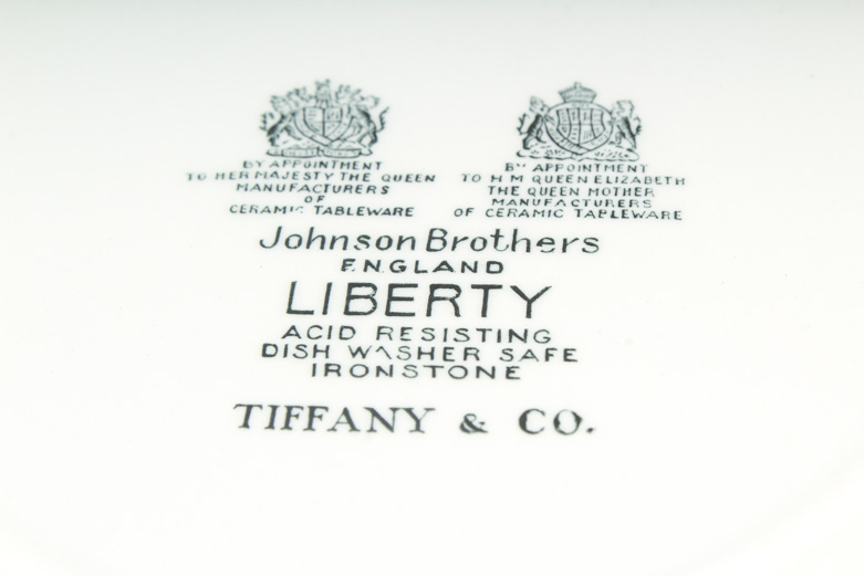 Set of Tiffany & Co. "Liberty Blue" Salad Plates