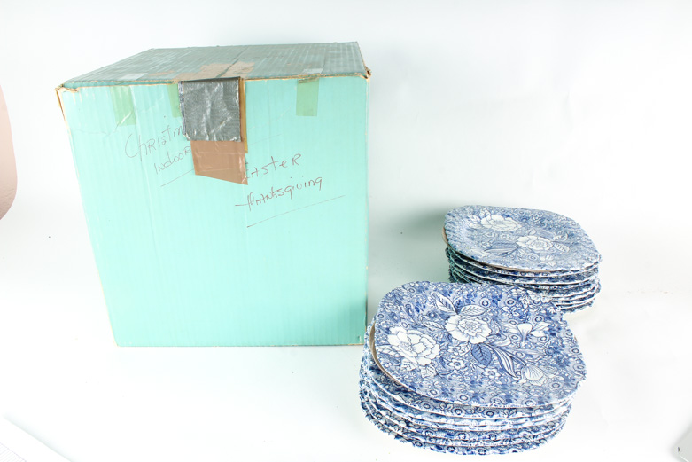 Set of Tiffany & Co. "Liberty Blue" Salad Plates
