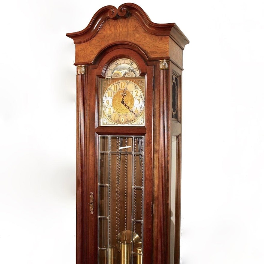 Howard Miller Grandfather Clock with Moon Calendar