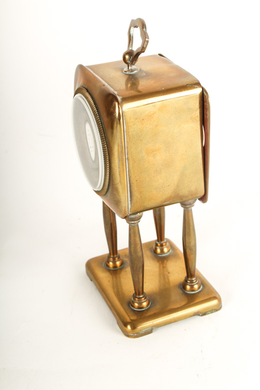 Small Vintage Brass Velia Clock