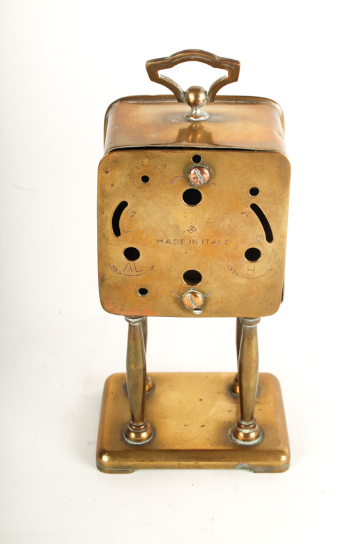 Small Vintage Brass Velia Clock