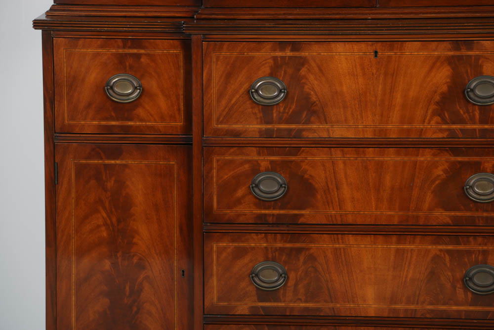 Vintage Breakfront China Cabinet by Williams-Kimp Furniture Co.