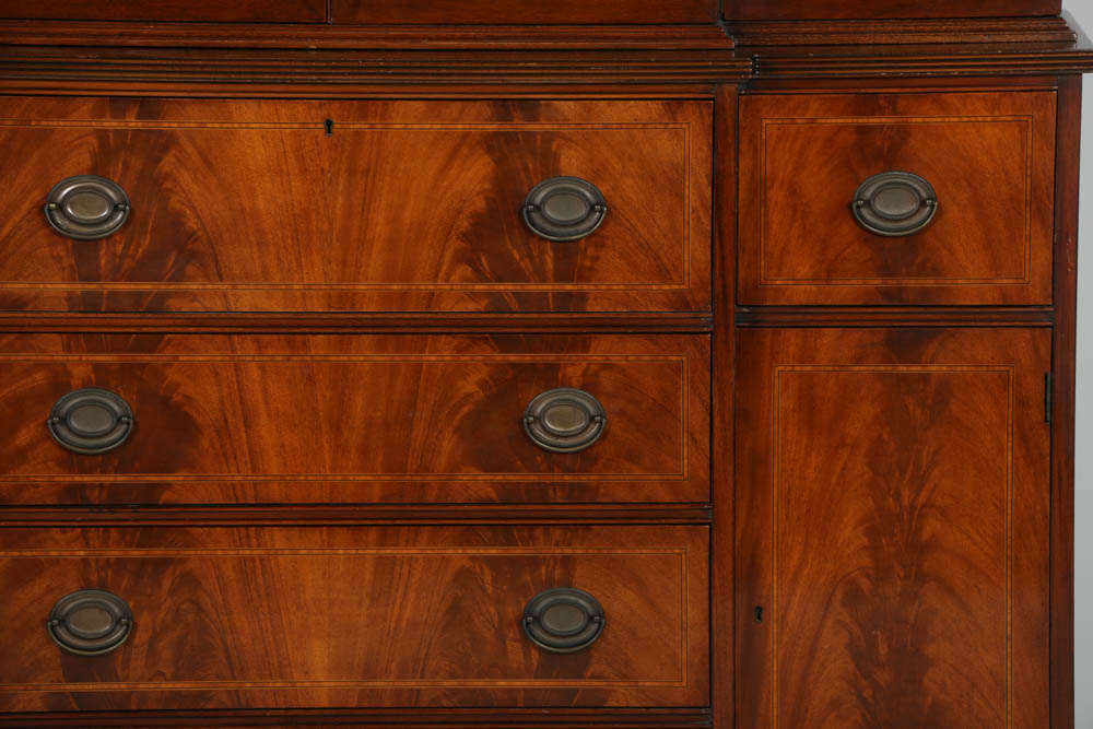 Vintage Breakfront China Cabinet by Williams-Kimp Furniture Co.