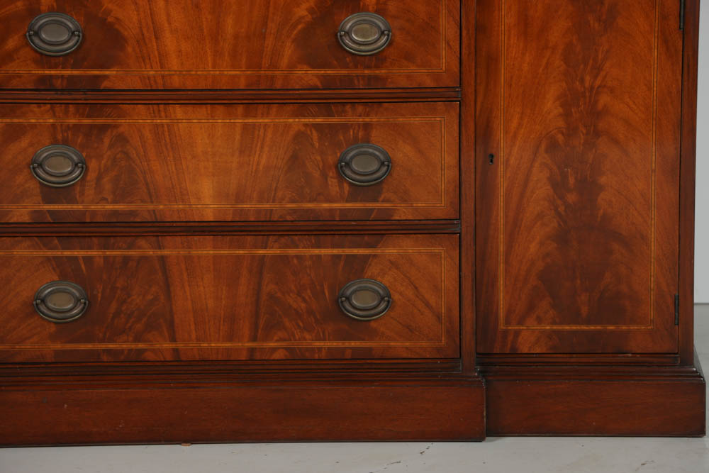 Vintage Breakfront China Cabinet by Williams-Kimp Furniture Co.
