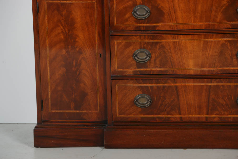 Vintage Breakfront China Cabinet by Williams-Kimp Furniture Co.