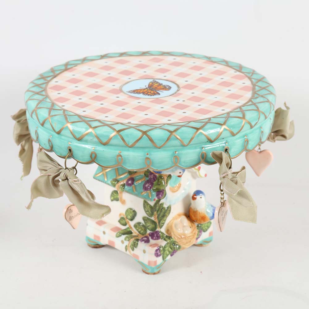 Elaine Voghelle for Silvestri "Whispering Gardens" Tea Set
