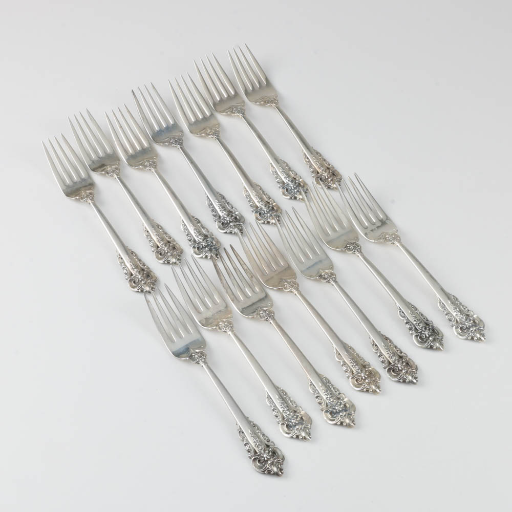 Wallace Grande Baroque Sterling Silver Flatware