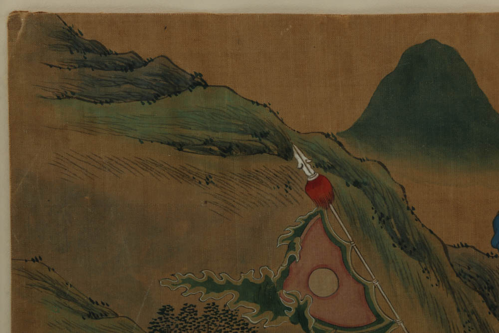 Framed Chinese Painting on Silk