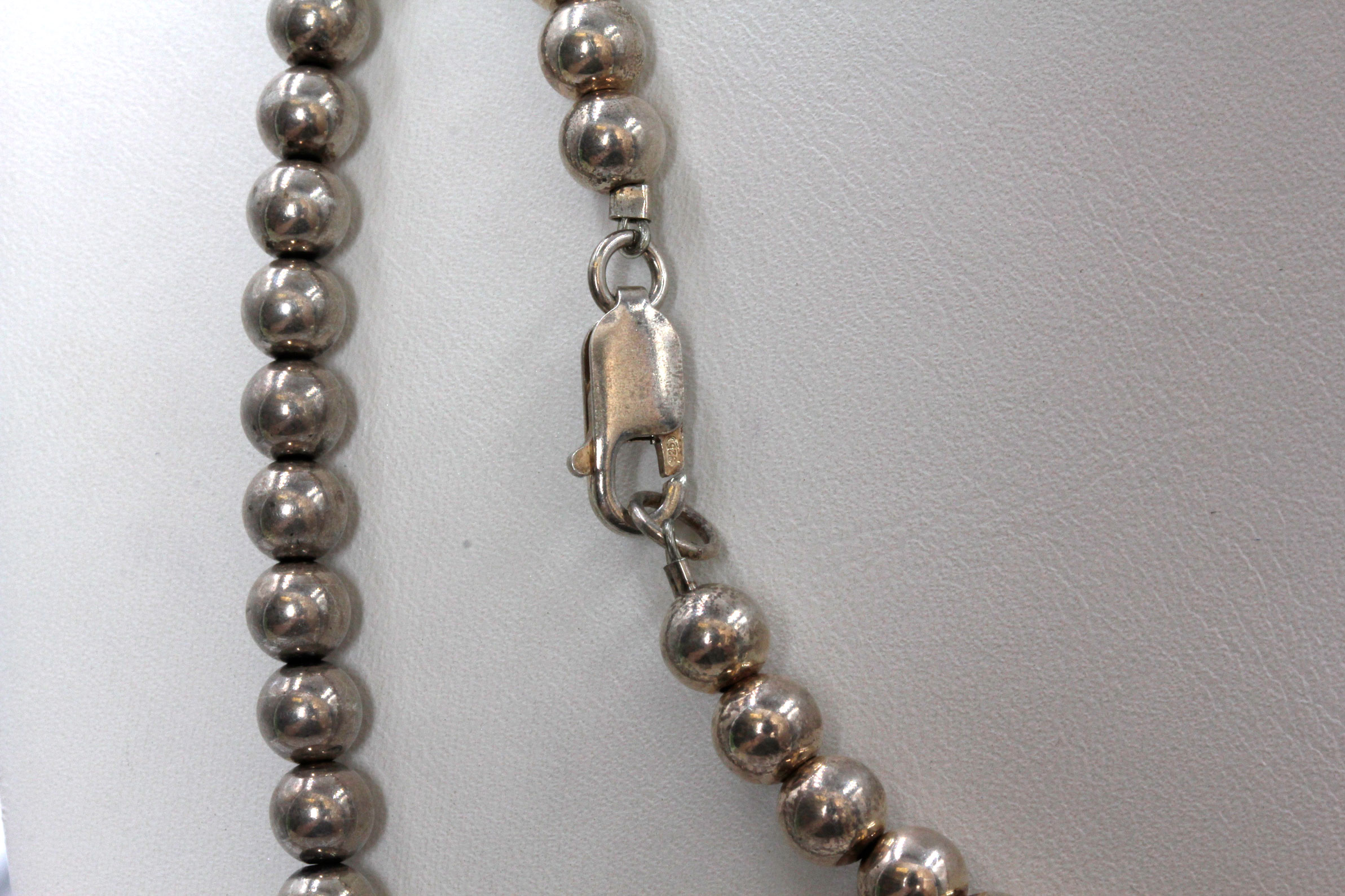 Sterling Silver Bead Necklaces