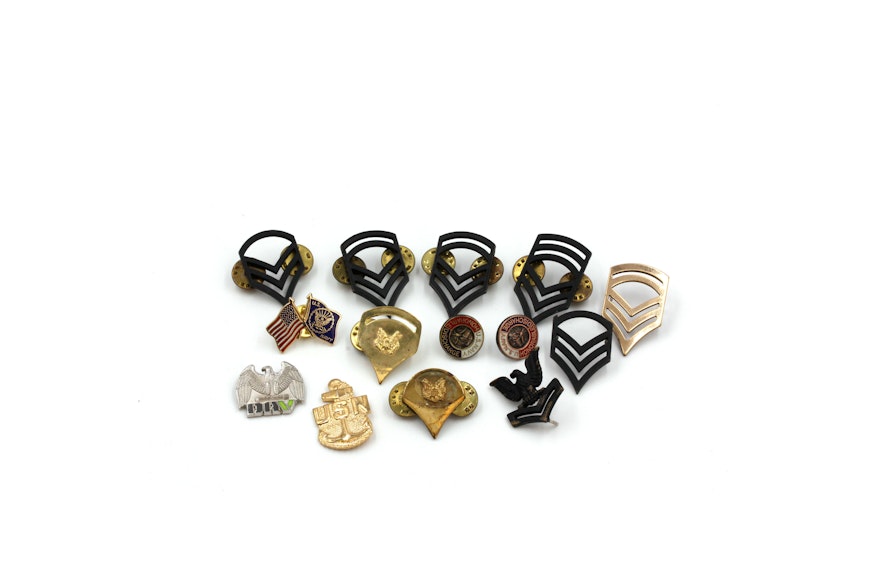 Collection of Military Pins