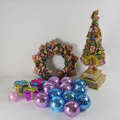 Christmas Ornaments, Decor Tree and Wreath