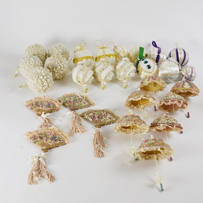 Off-White Christmas Ornaments