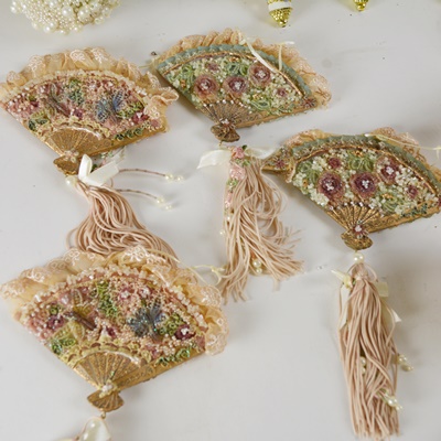 Off-White Christmas Ornaments