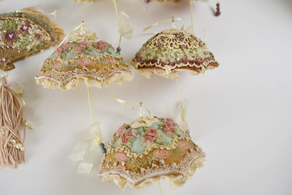 Off-White Christmas Ornaments