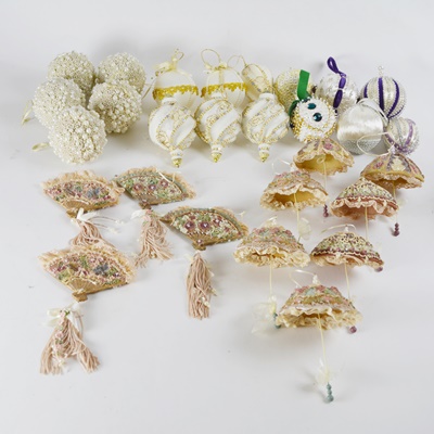 Off-White Christmas Ornaments