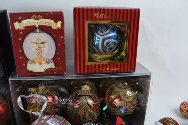 Cloth and Sequin Christmas Ornaments