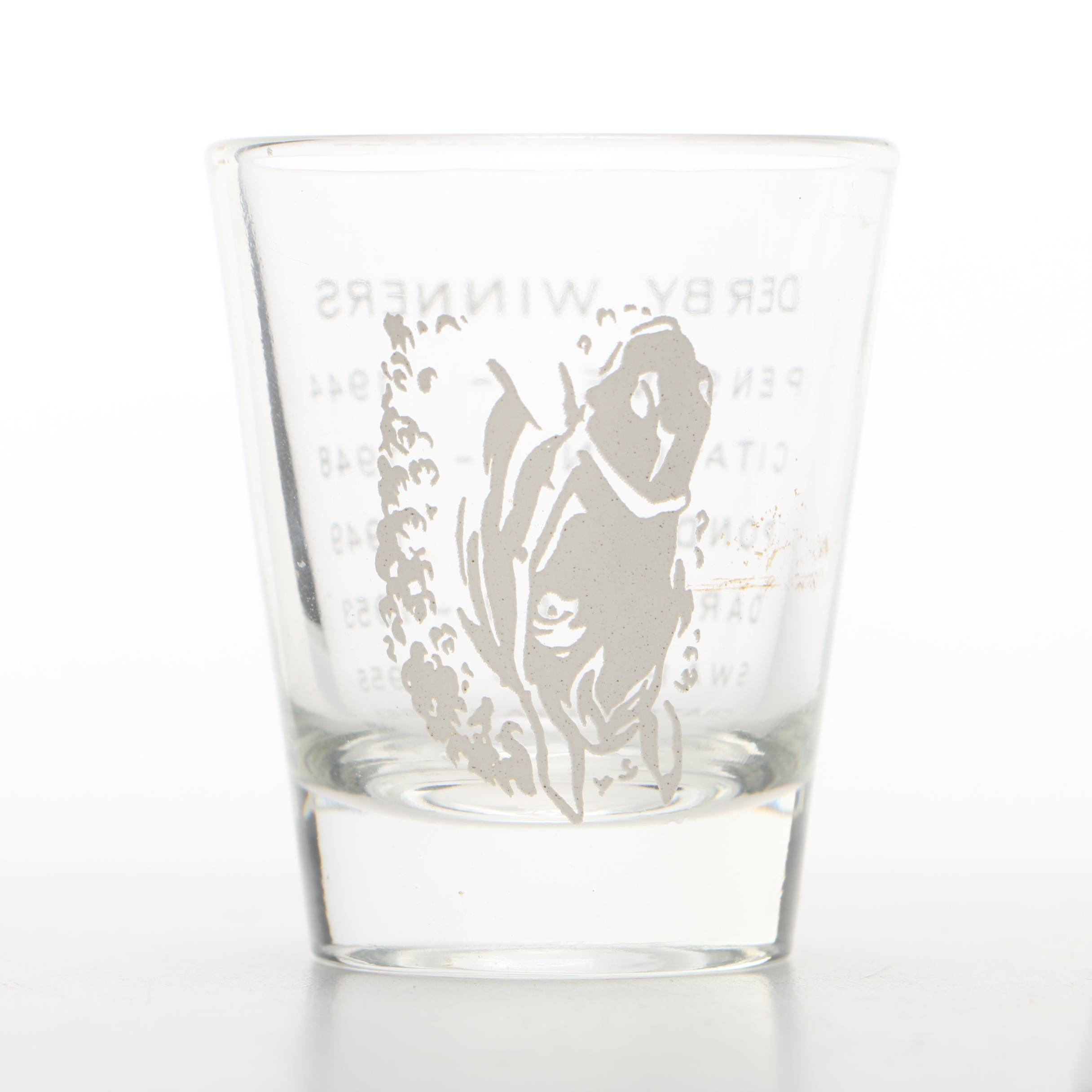 Kentucky Derby Winners Shot Glass