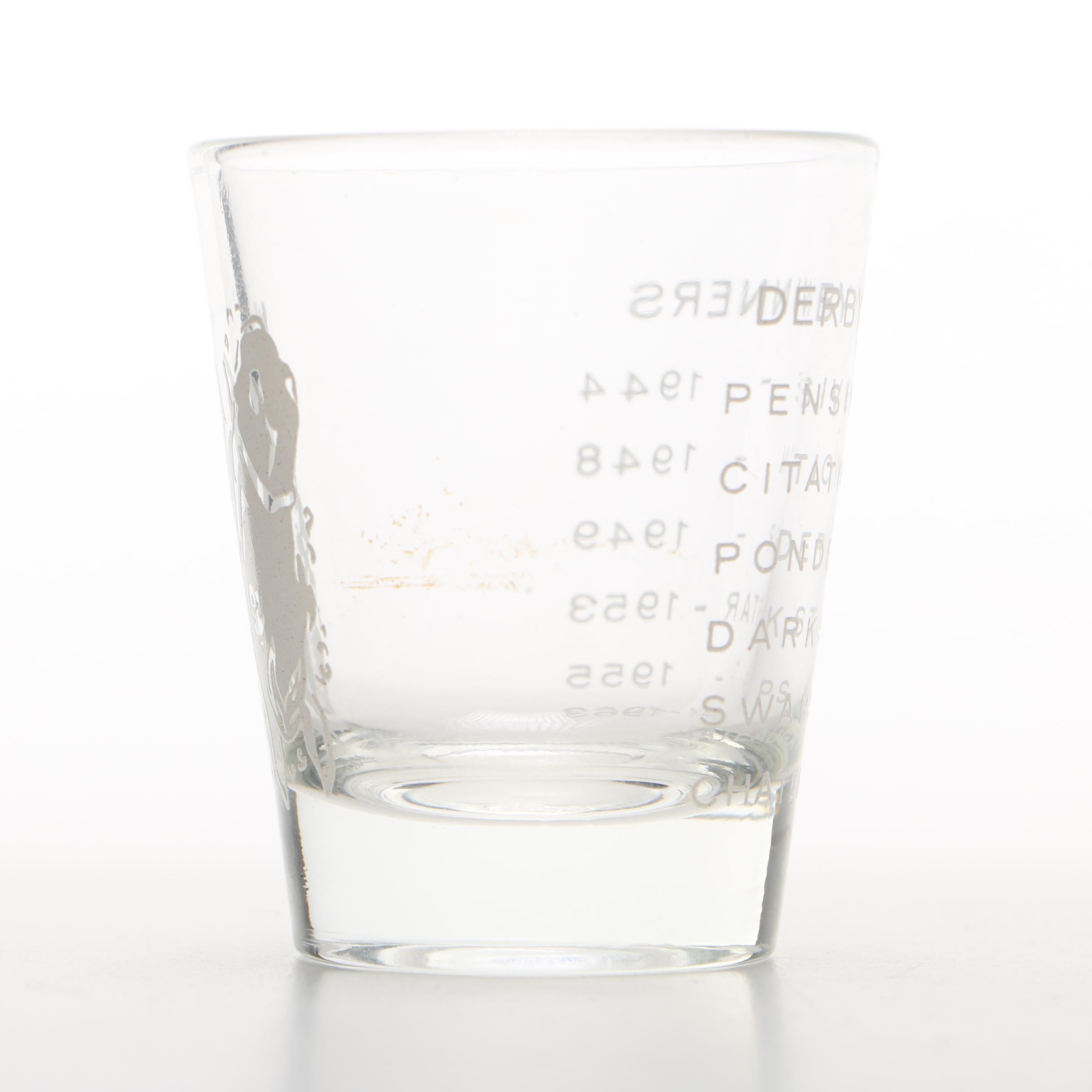 Kentucky Derby Winners Shot Glass