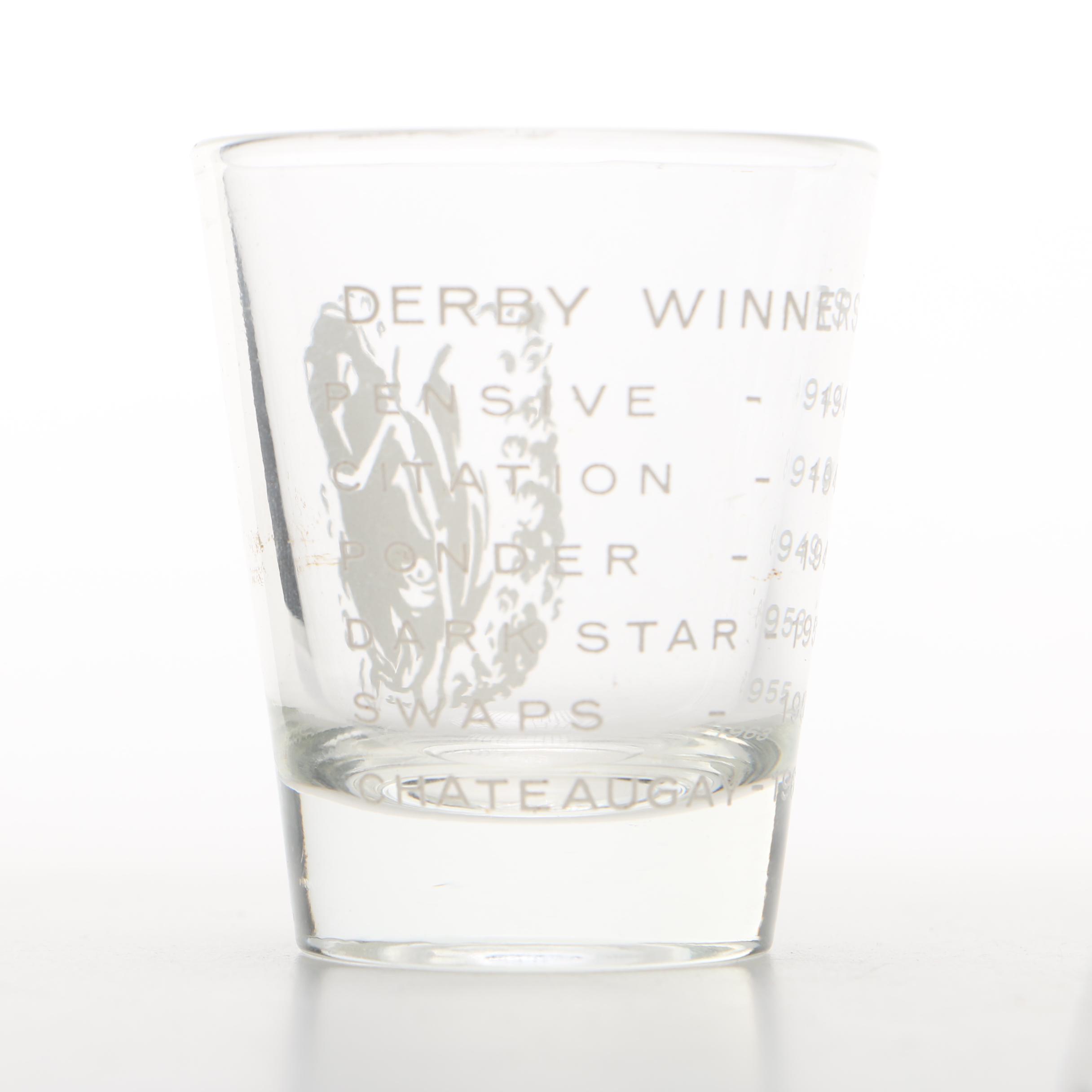 Kentucky Derby Winners Shot Glass