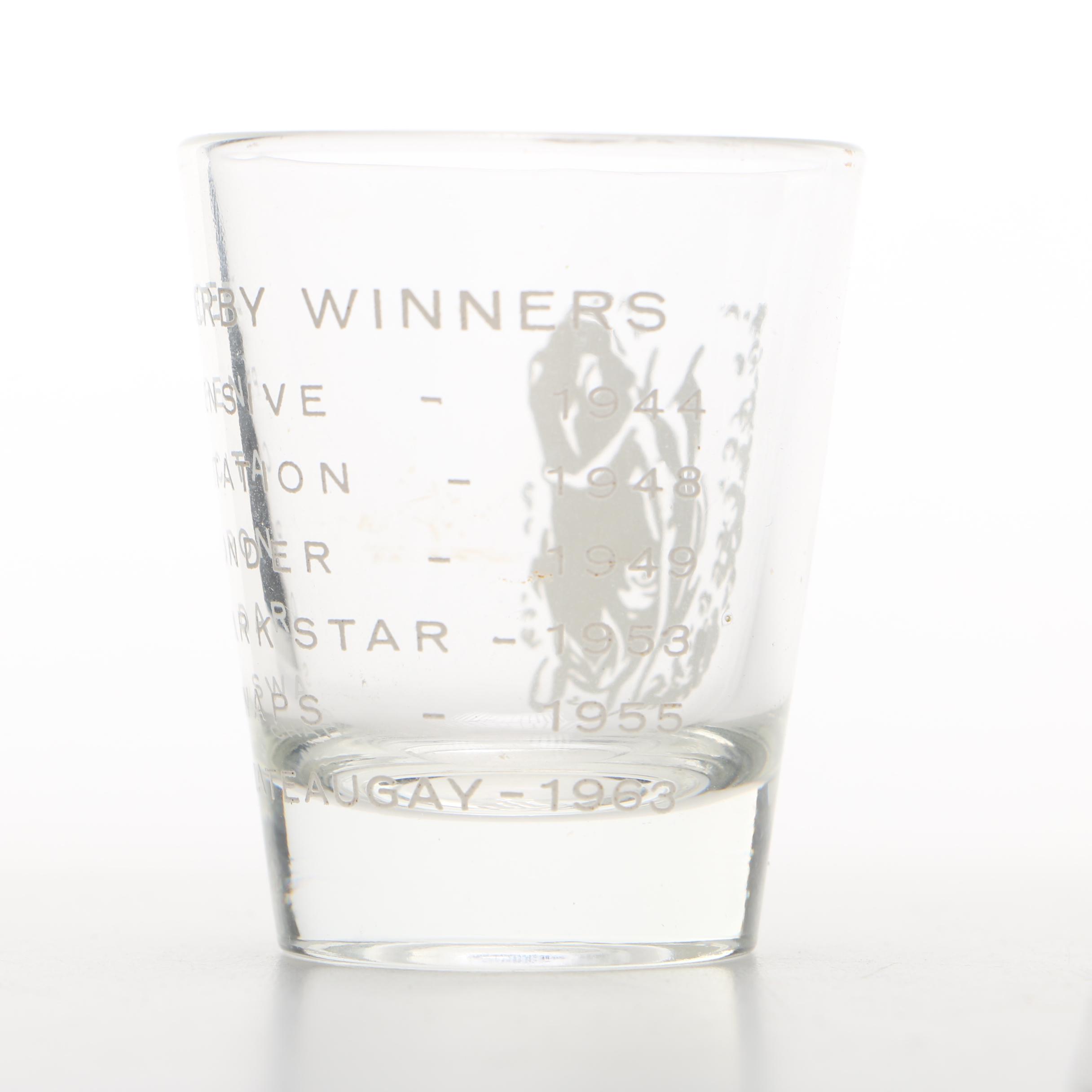 Kentucky Derby Winners Shot Glass