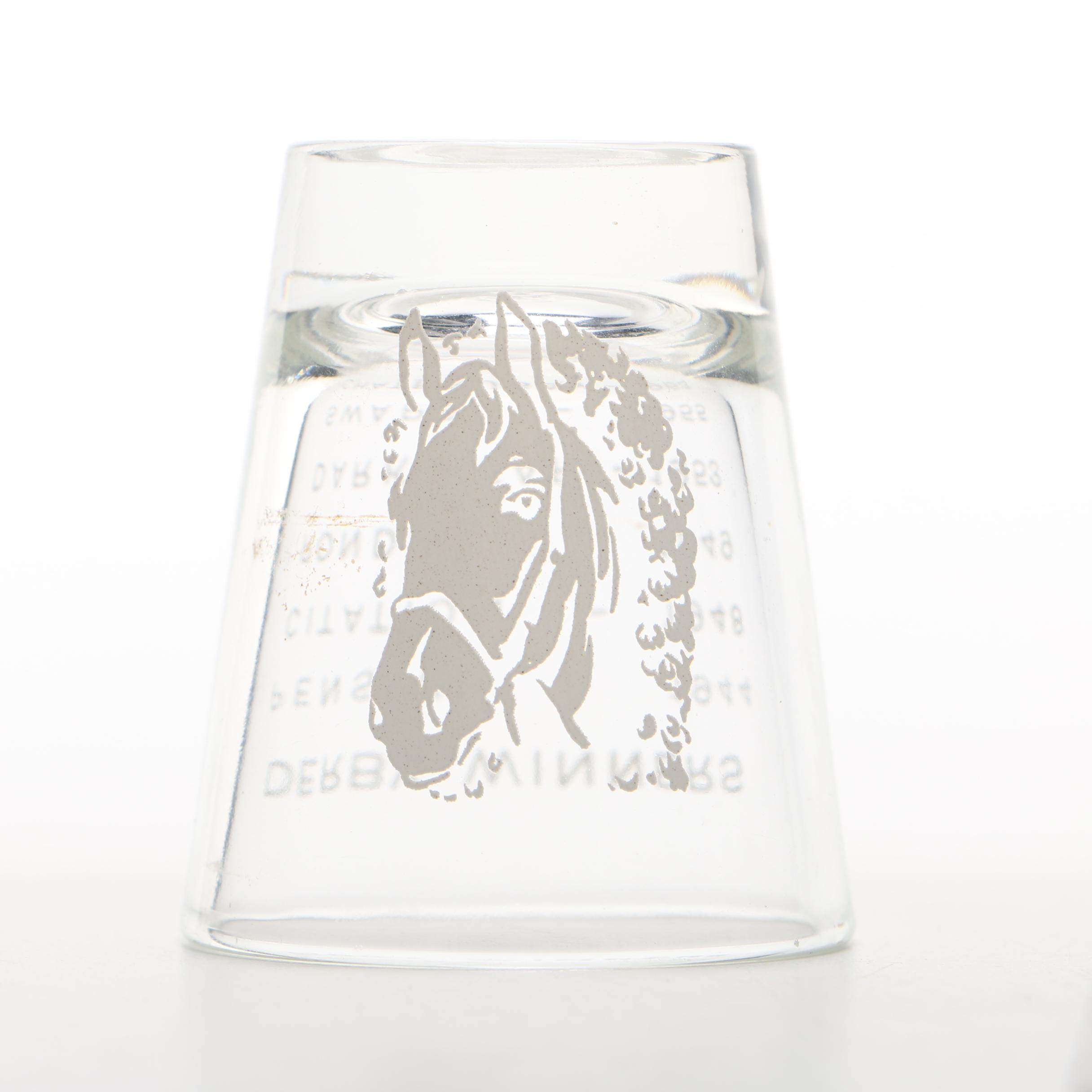 Kentucky Derby Winners Shot Glass