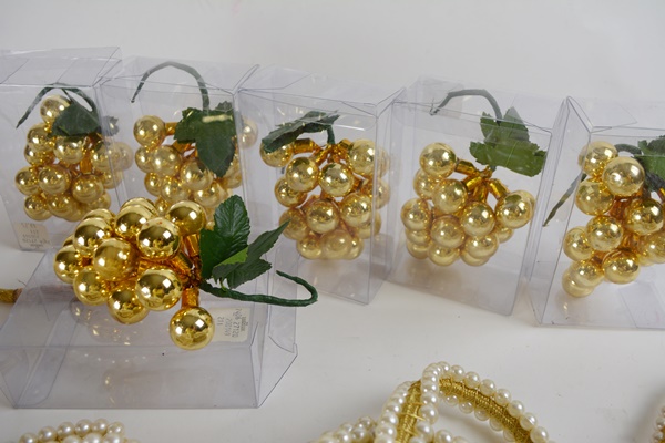Gold Tone Christmas Decor