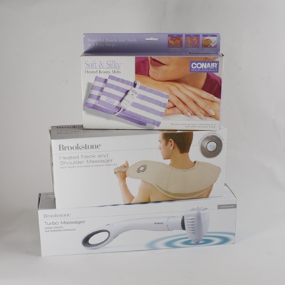 Brookstone and Conair Health and Beauty Aids