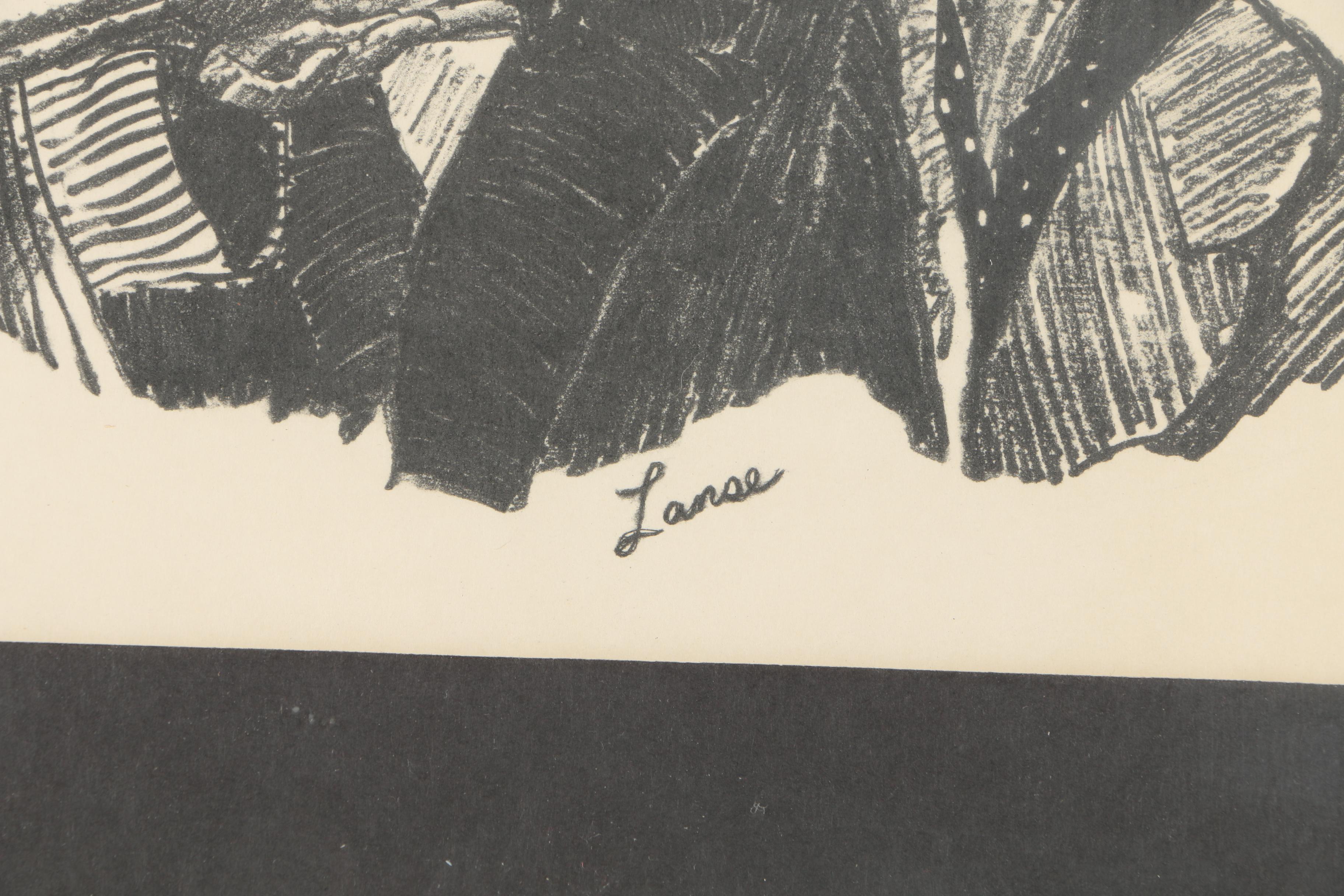 Glenn Fortune Banse Lithograph of the Marx Brothers