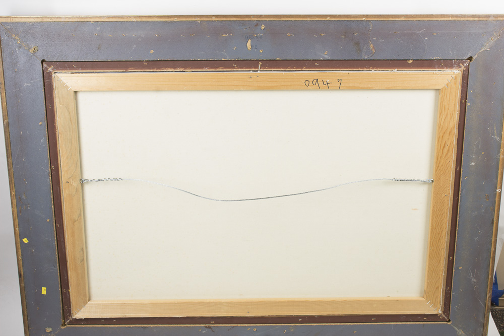 John Clymer Oil Painting on Canvas of a Impressionist Landscape