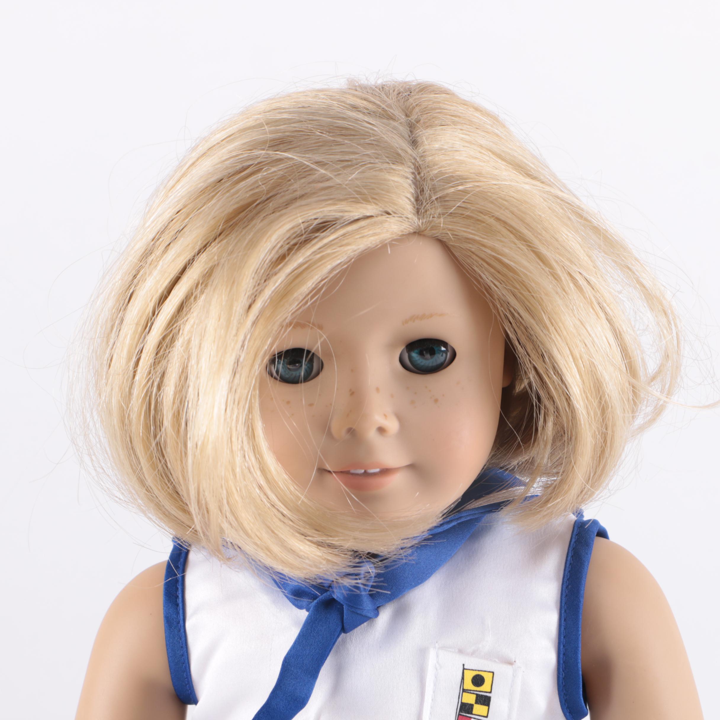 American Girl Doll "Kit" in Sailor Outfit Pajamas