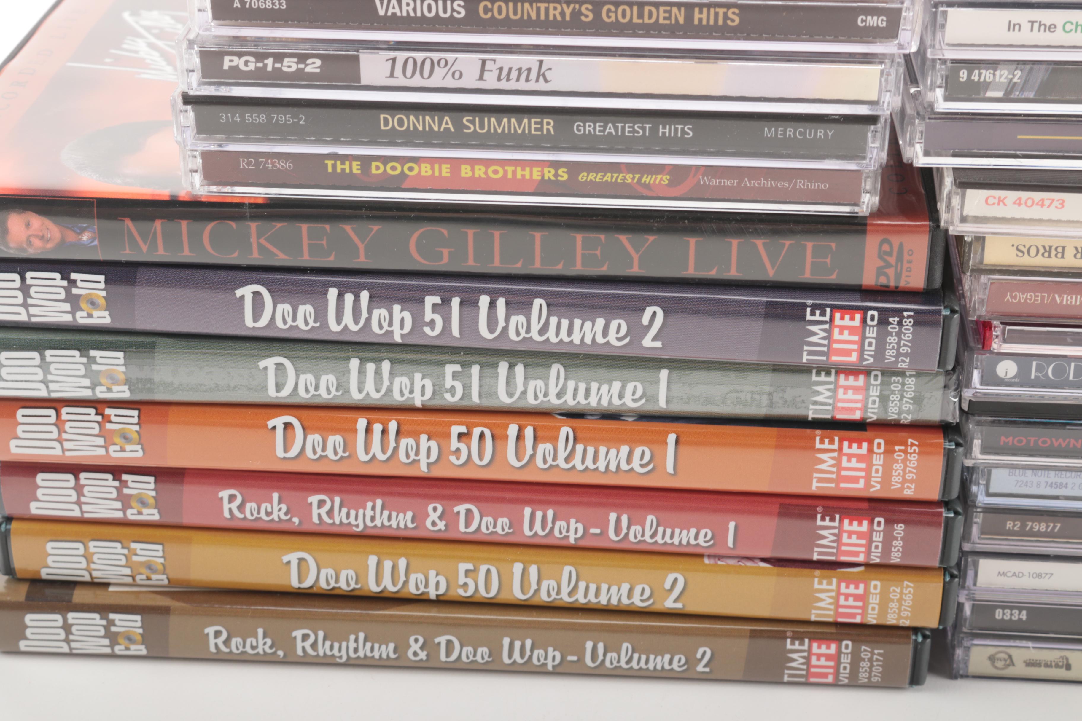 Over 60 Rock/Pop, Country, Other CDs and DVDs