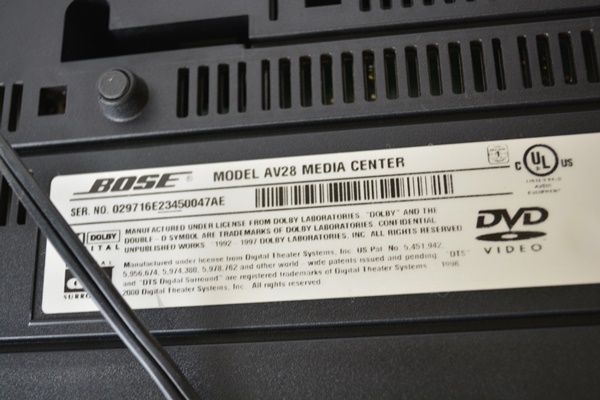 Bose Lifestyle 28/35 DVD Home Entertainment System