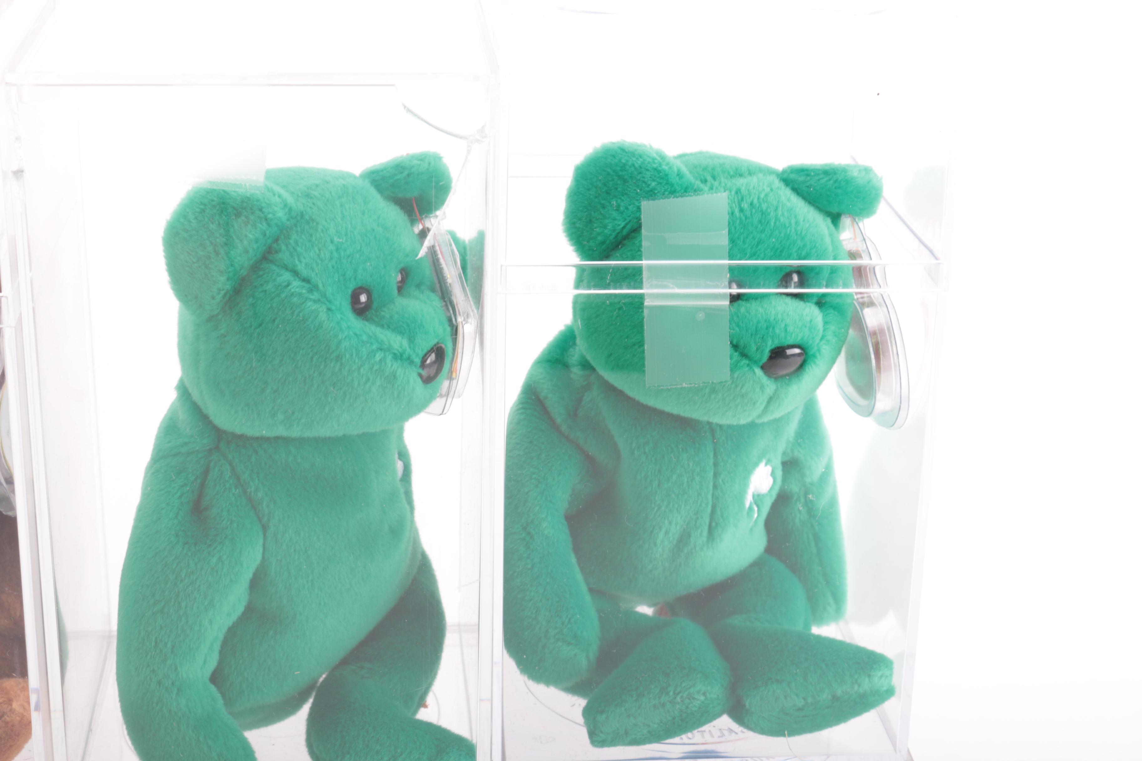 Beanie Babies in Display Cases