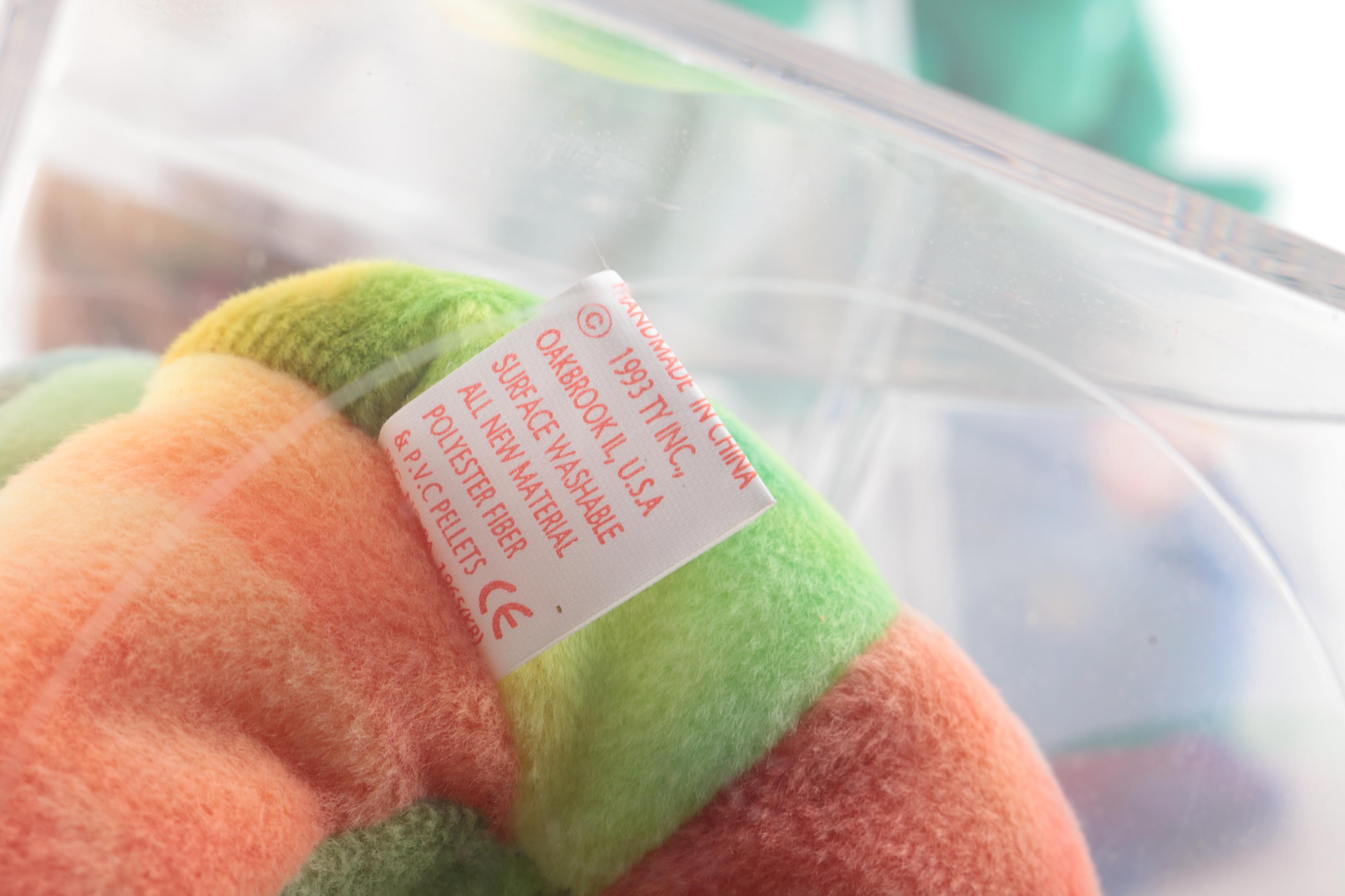 Beanie Babies in Display Cases