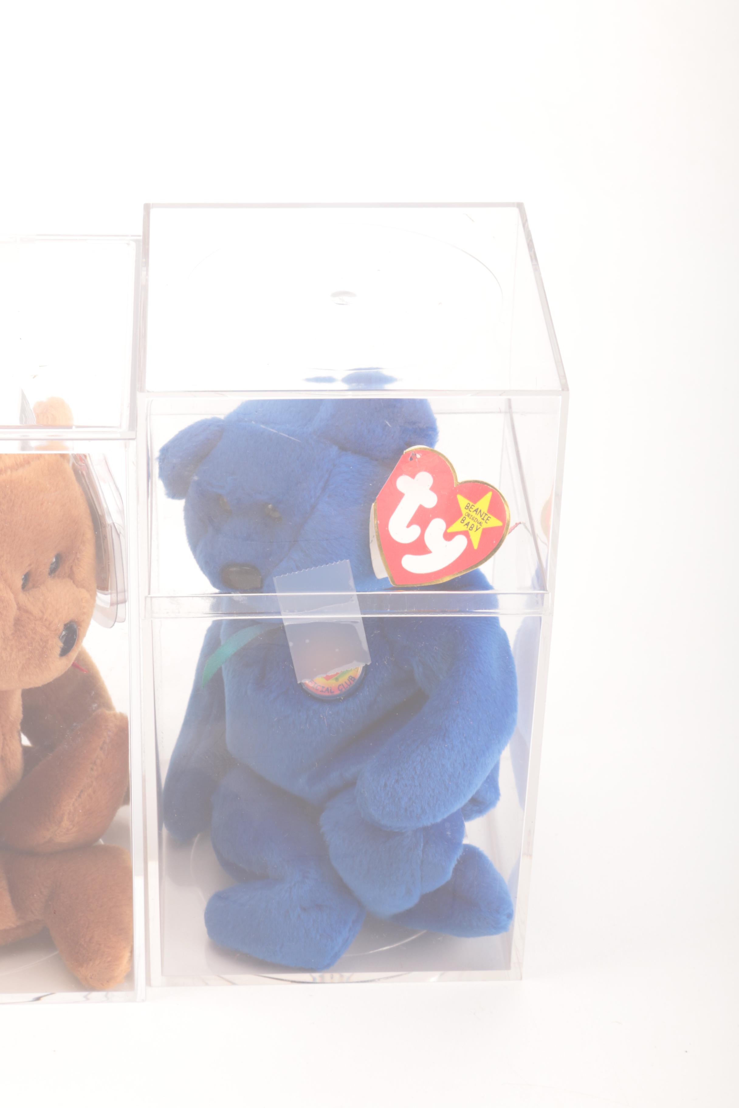 Beanie Babies in Display Cases