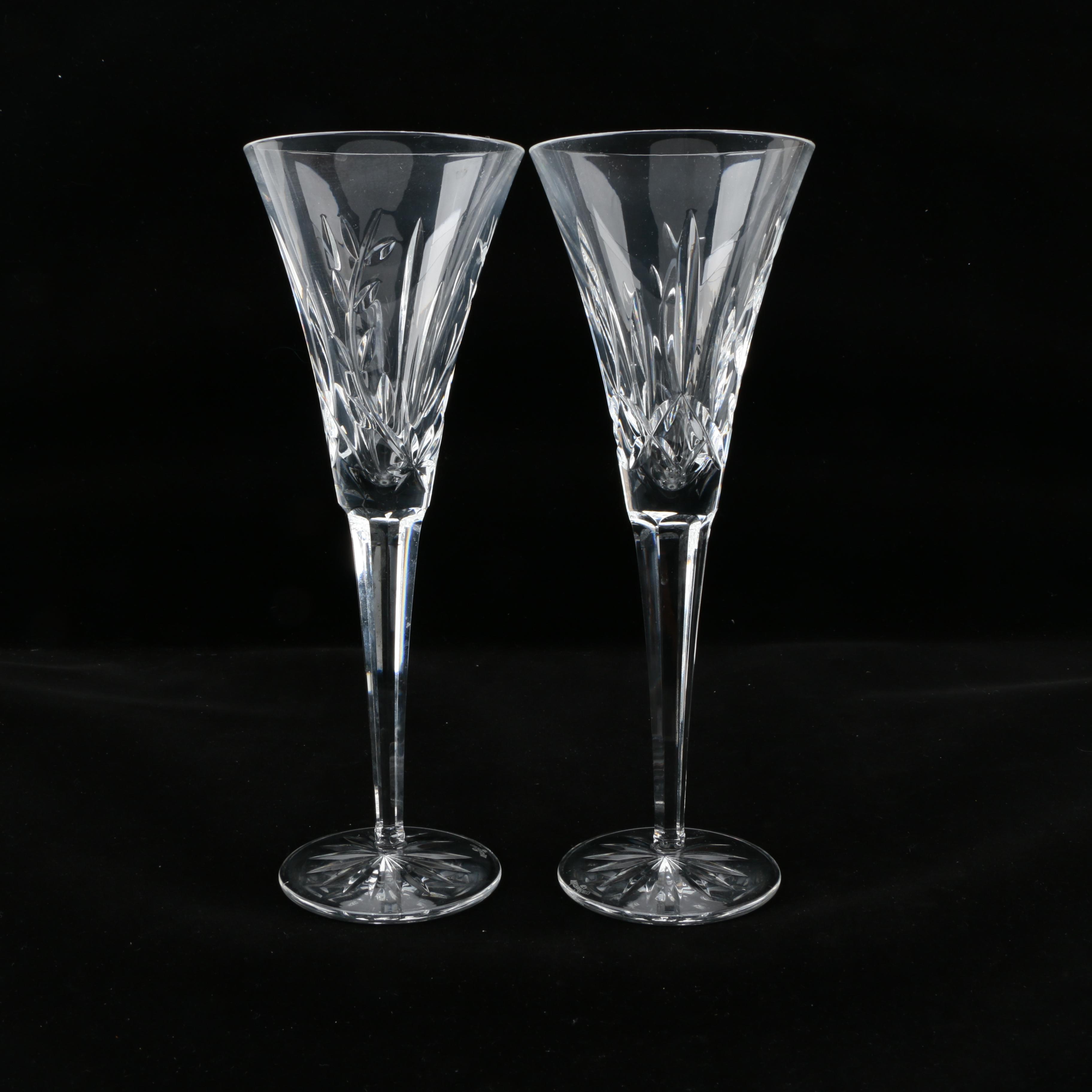 Waterford Crystal 'Laurel Wreath' Flutes