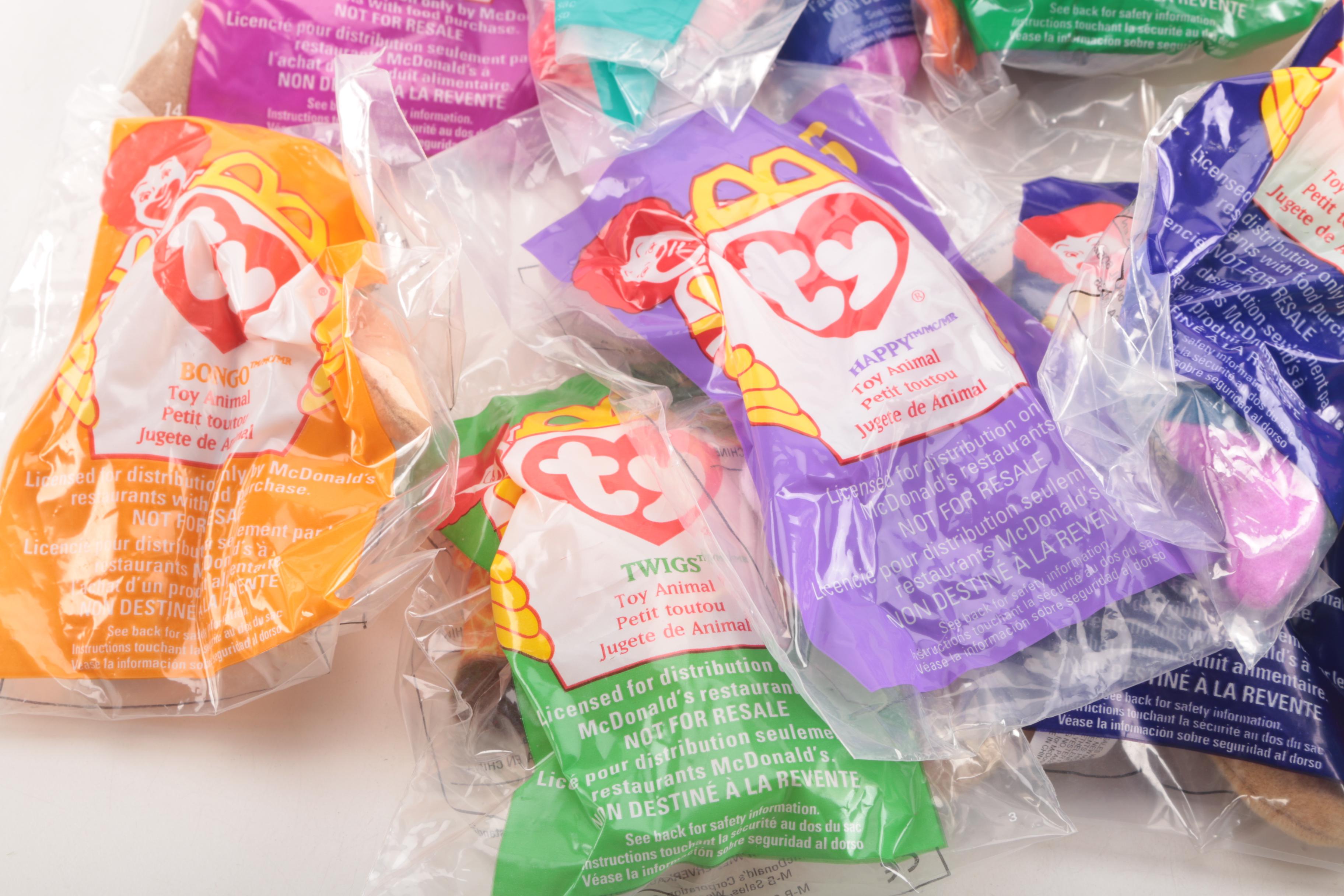 McDonald's "Happy Meal" Beanie Babies in Packages